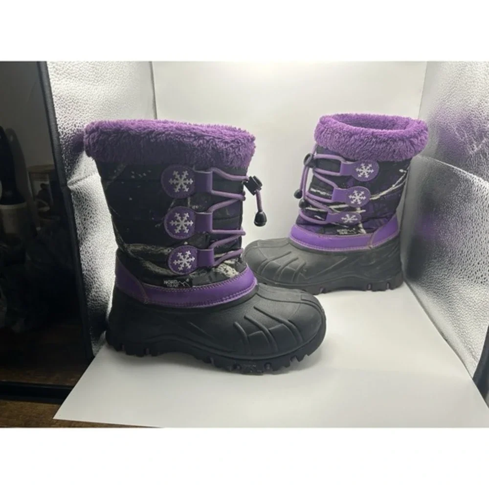 Nord‎ Trail Snow Princess Kids SZ 3 Winter Boots
